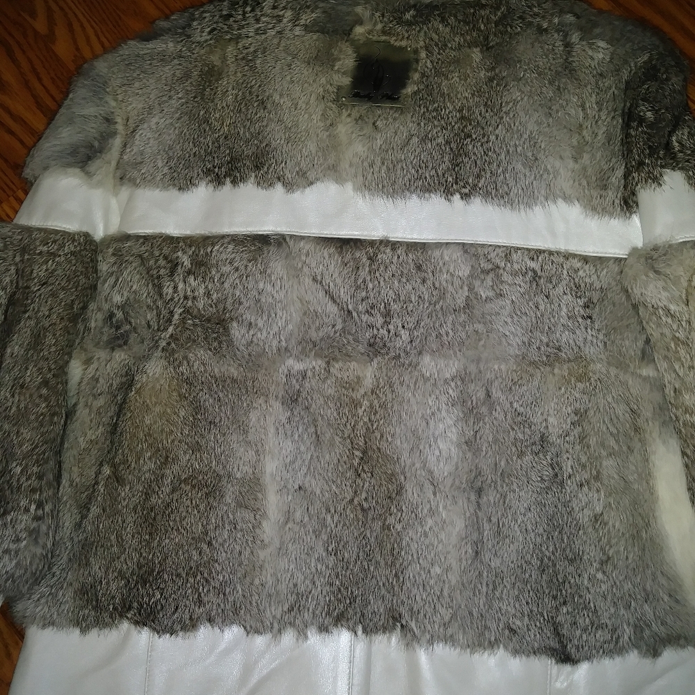 BABY PHAT Women's Rabbit Fur Jacket/Coat - Picture 4 of 8